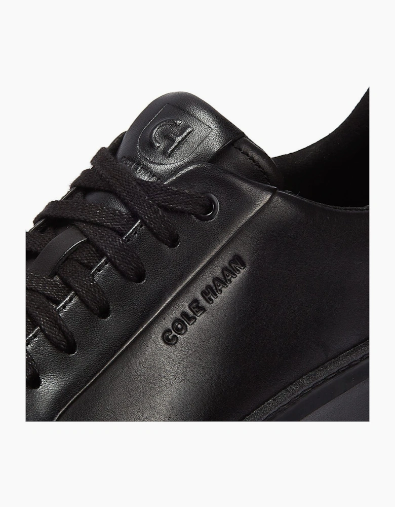 Grandprø Topspin Leather Men's Black Trainers
