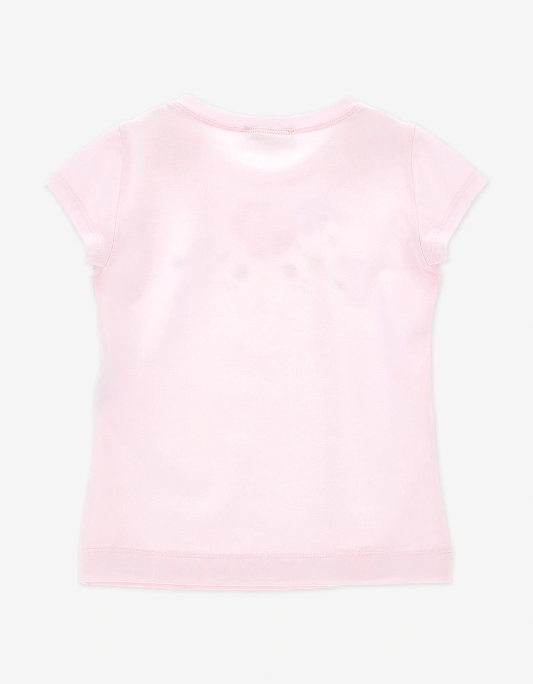 Girls Floral Jersey T-Shirt in Pink