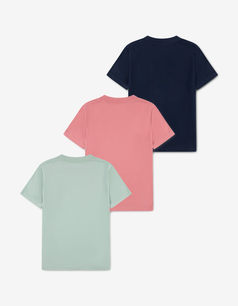 Boys 3 Pack T-Shirt Set in Green