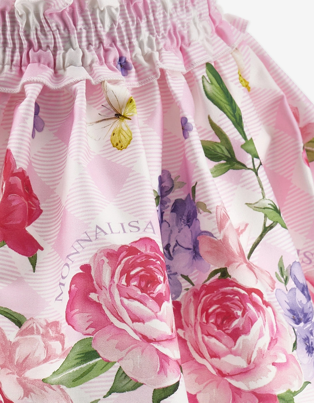 Girls Garden Party Skirt in Pink