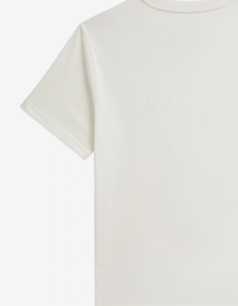 Boys Polo Bear Jersey T-Shirt in White