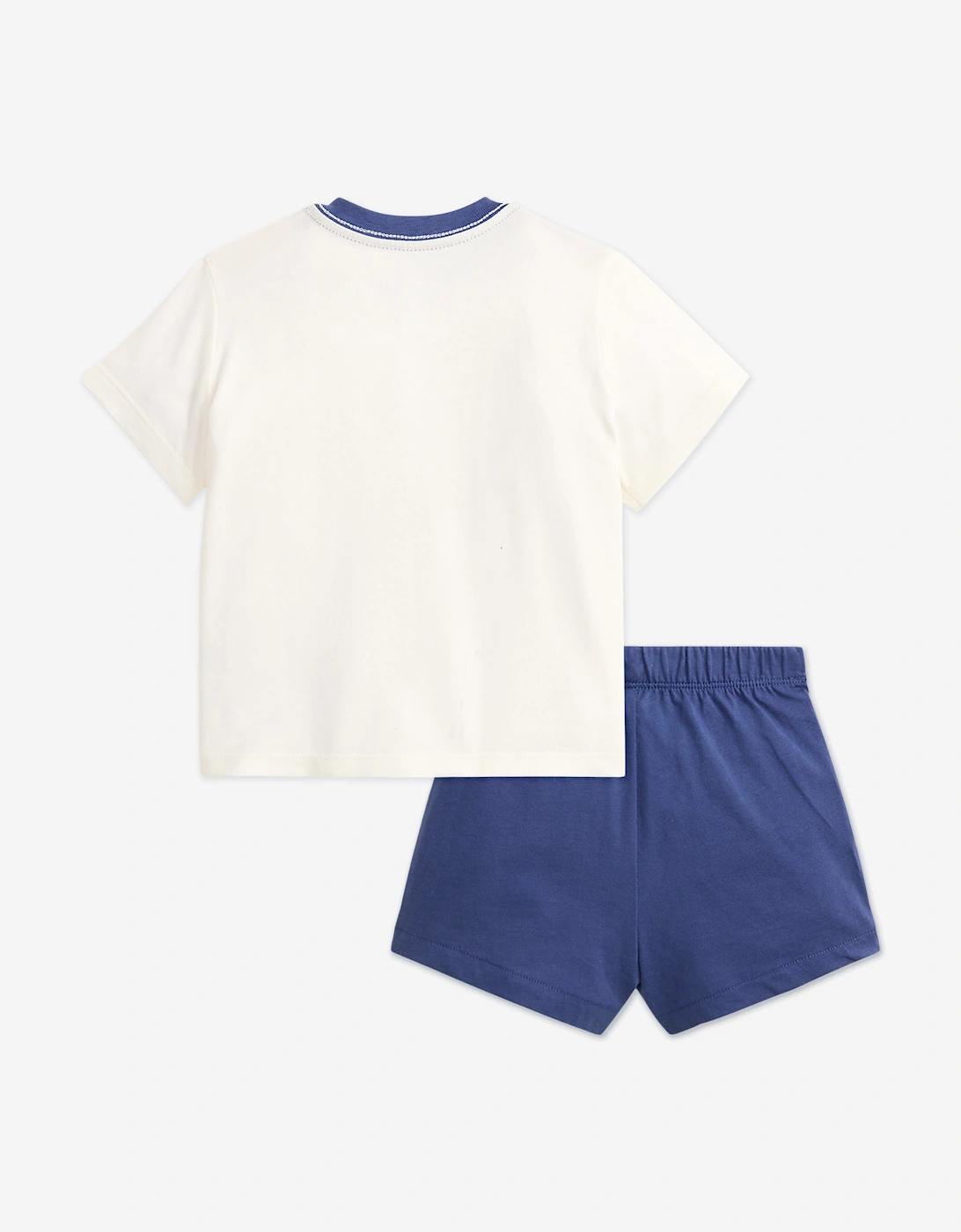 Baby Boys Polo Bear T-Shirt and Shorts Set in Ivory