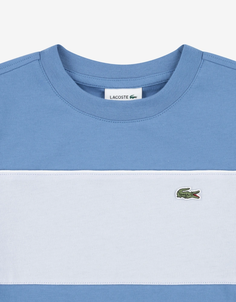 Boys Colourblock T-Shirt in Blue