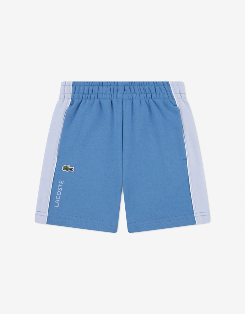 Boys Colourblock Shorts in Blue