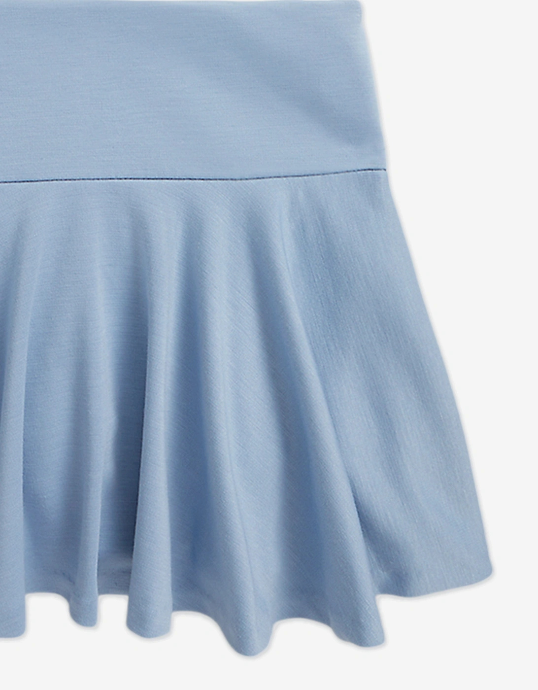Girls Ponte Roma Skirt Set in Blue