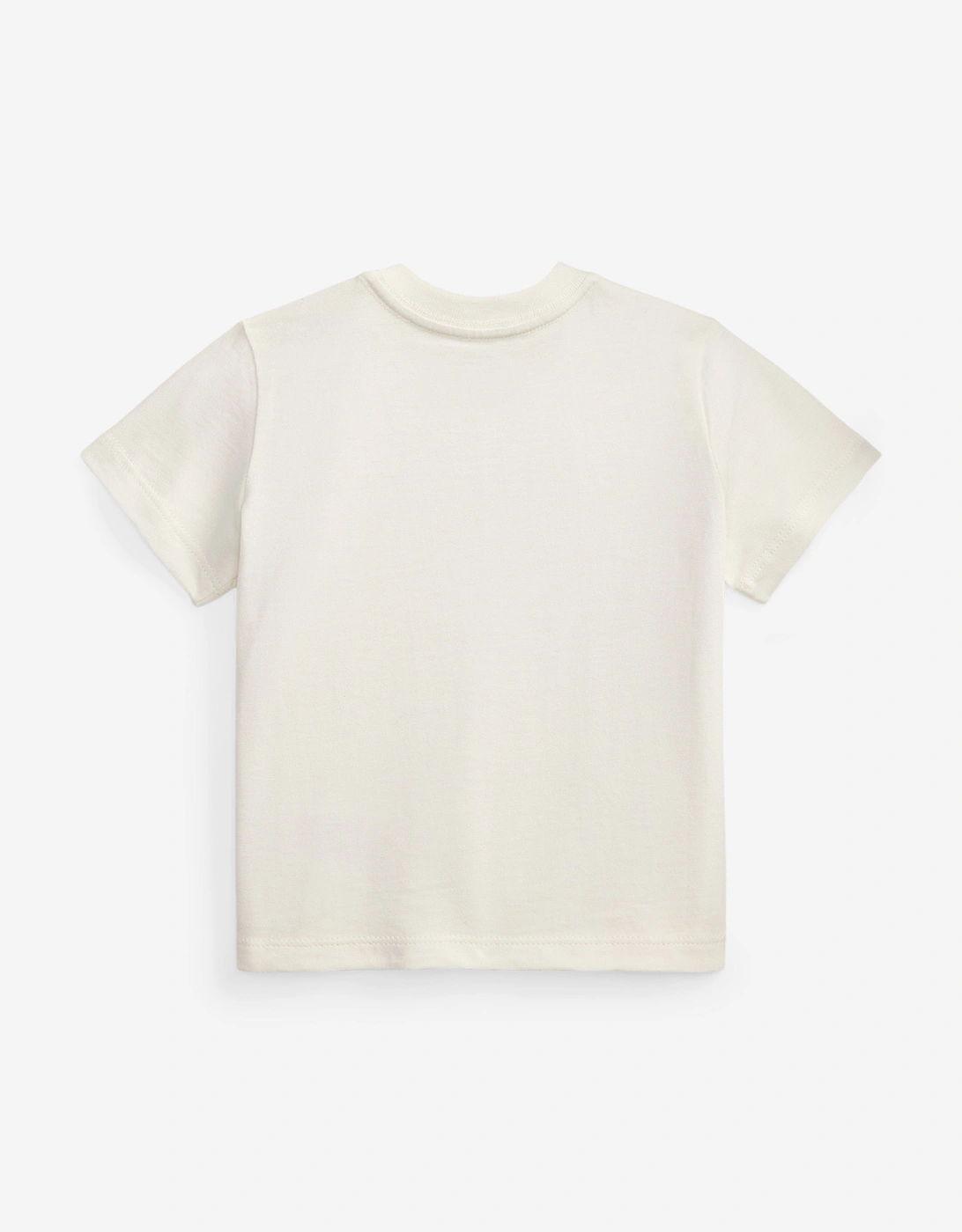 Baby Boys Polo Bear Jersey T-Shirt in White