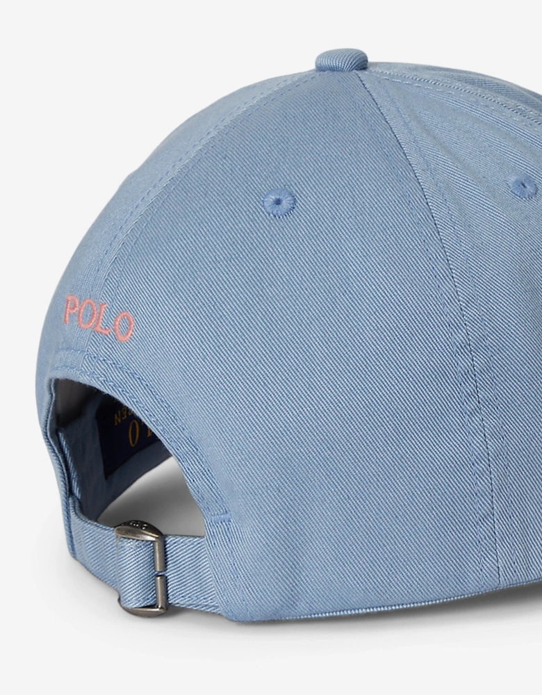 Boys Chino Twill Classic Sports Cap in Blue