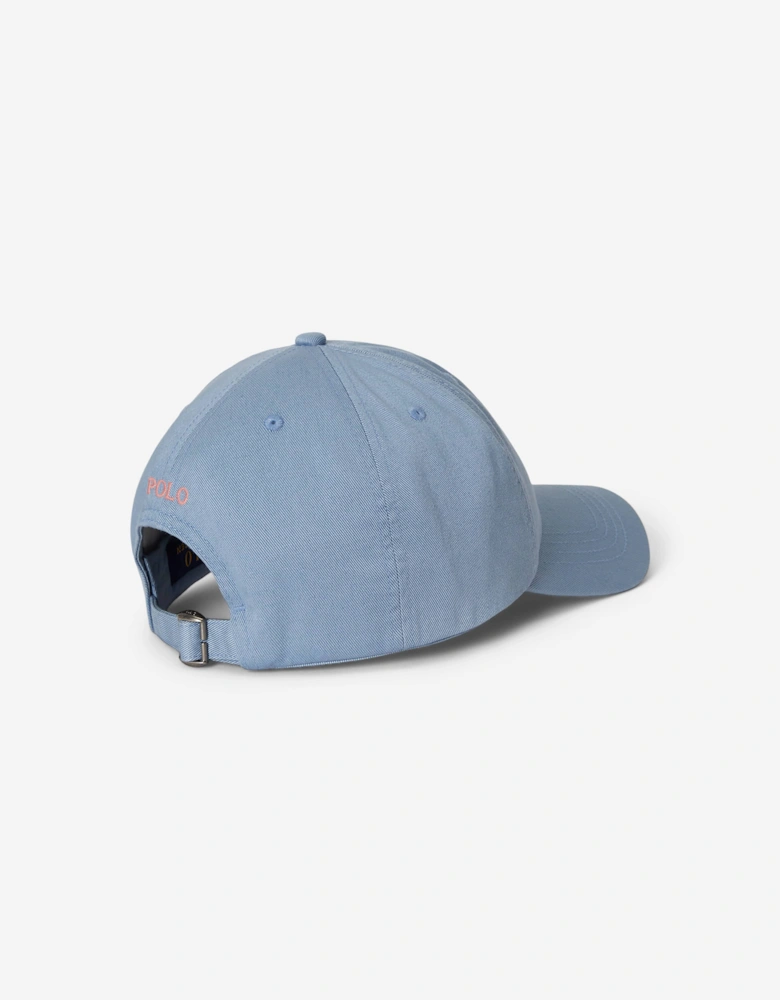 Boys Chino Twill Classic Sports Cap in Blue