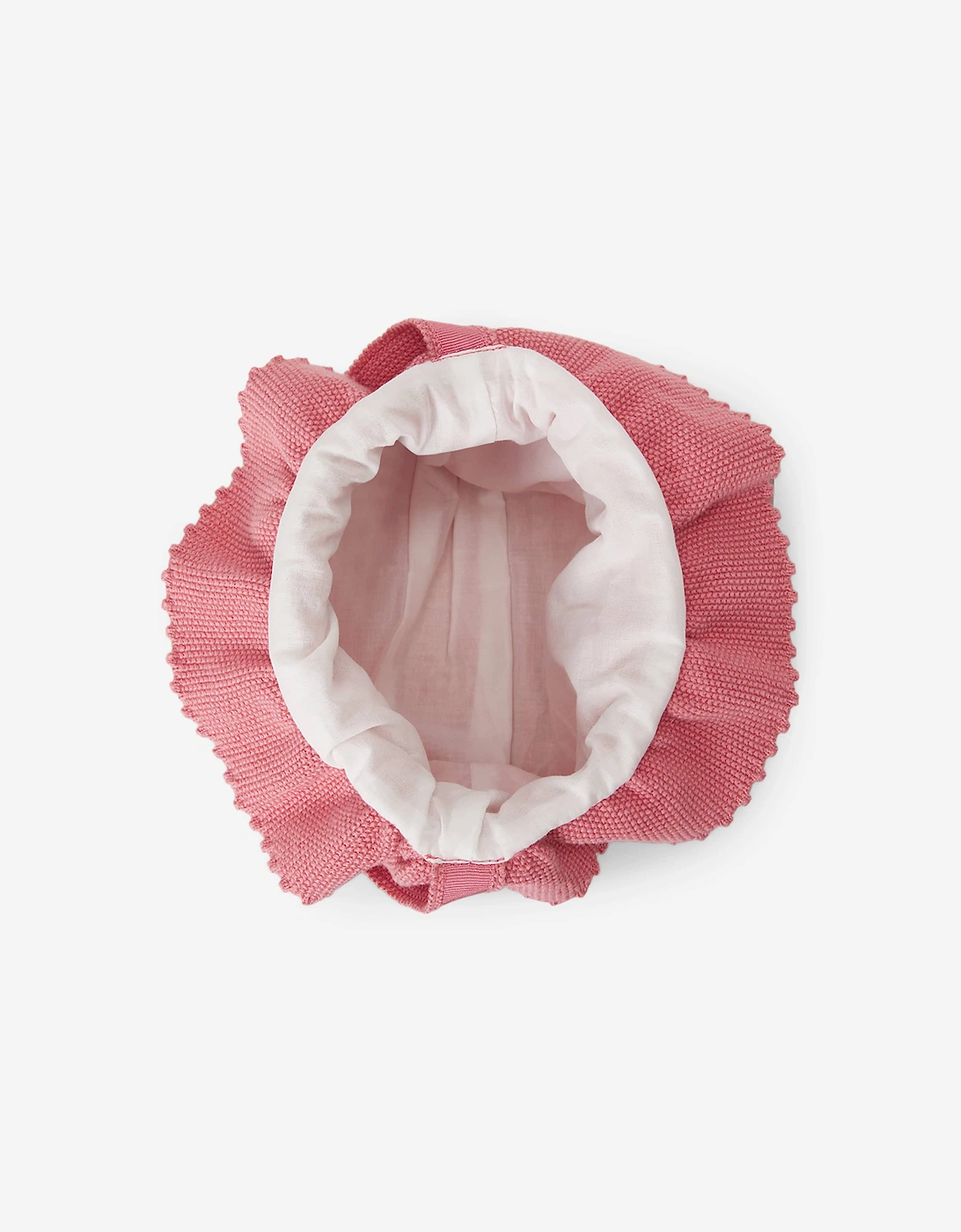 Girls Drawstring Bucket Bag in Pink (27cm)