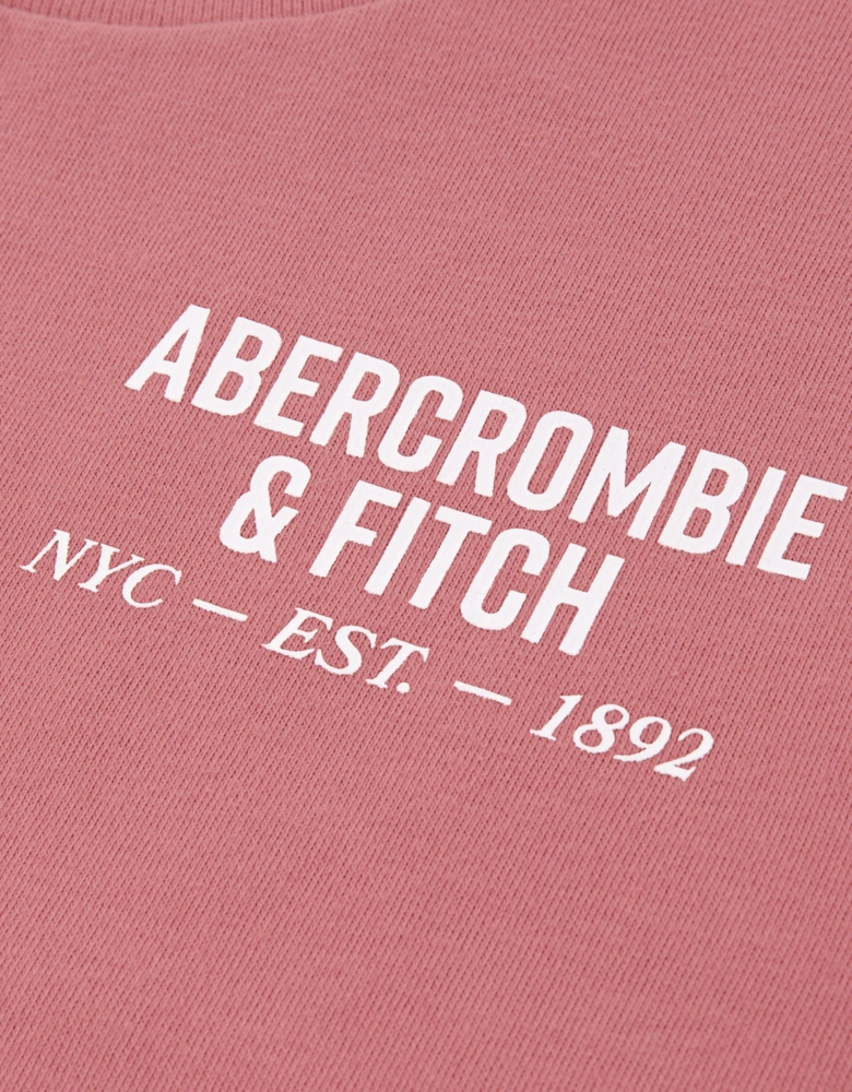 Boys NYC EST 1892 Logo T-Shirt in Pink