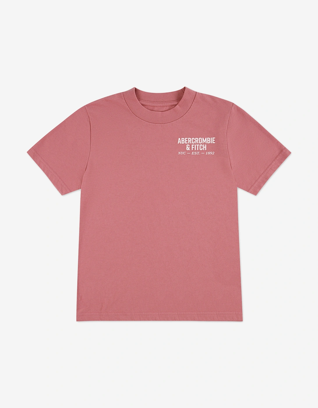 Boys NYC EST 1892 Logo T-Shirt in Pink, 5 of 4