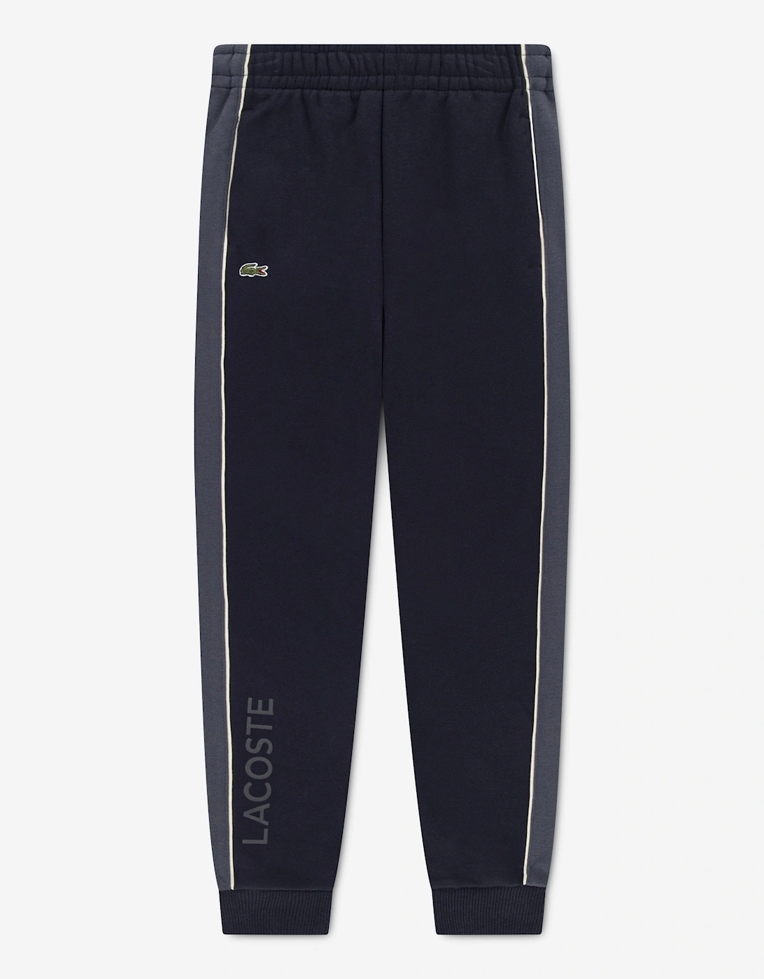 Lacoste Boys Black 'S Colourblock Joggers In - Size: 16 Years Kids