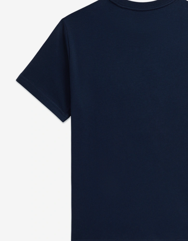 Boys Polo Bear Jersey T-Shirt in Navy