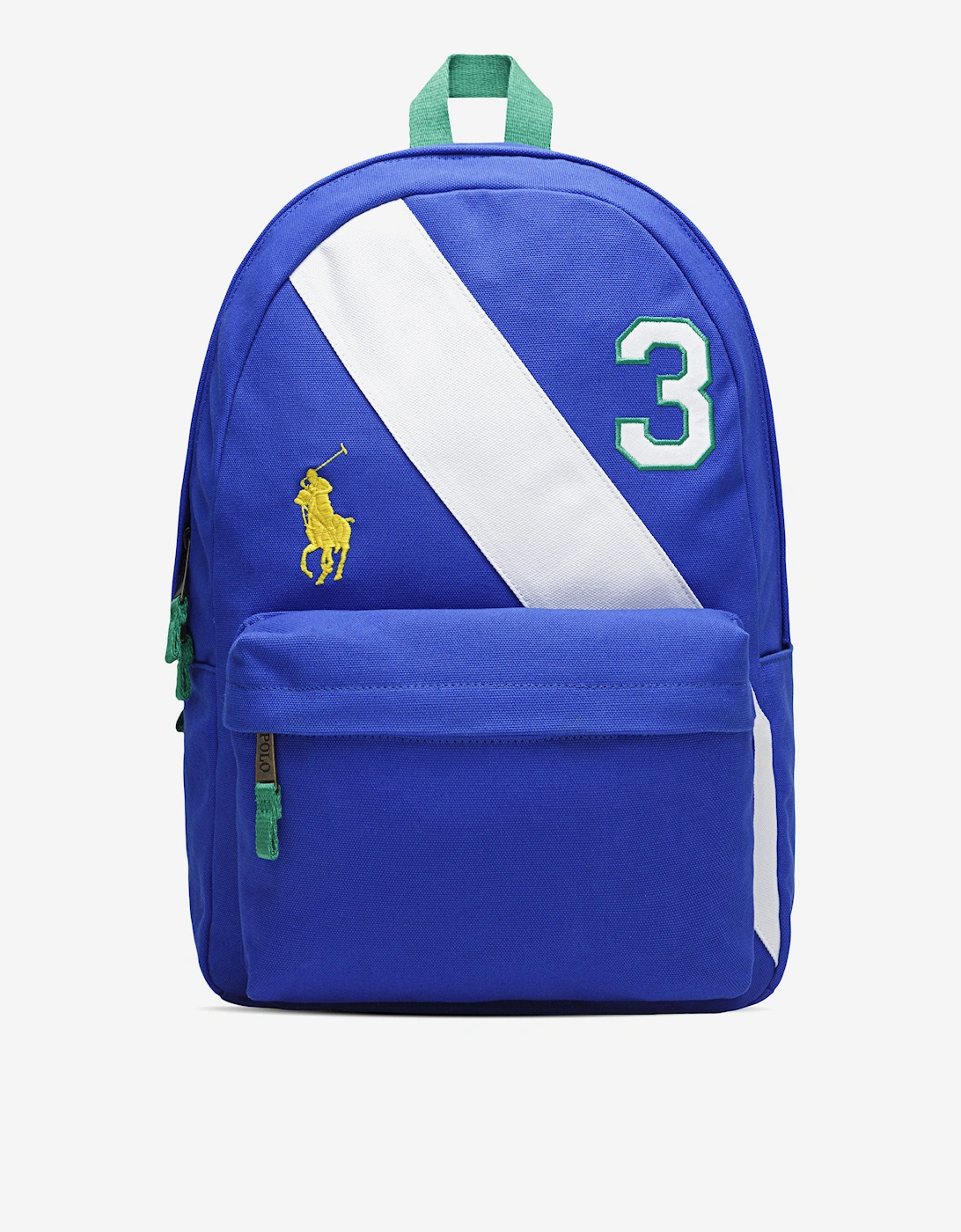 Ralph Lauren Boys Blue 'S Big Pp And Banner Backpack In (46Cm) - Size: One Size, Kids