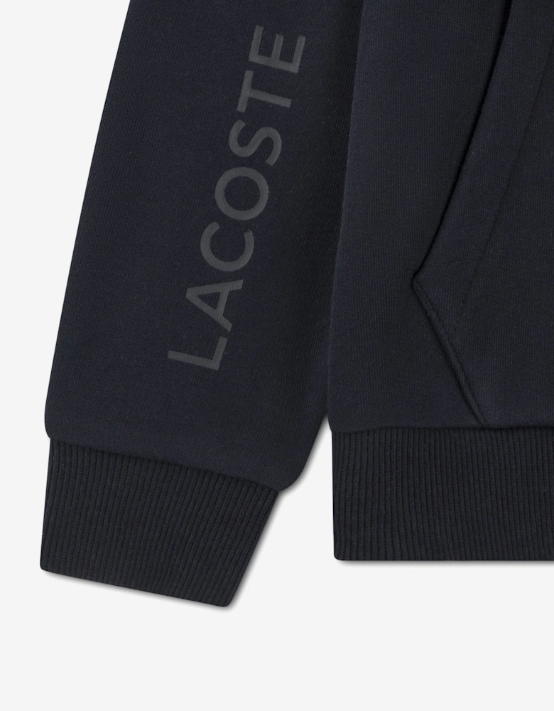 Boys Colourblock Hoodie in Black