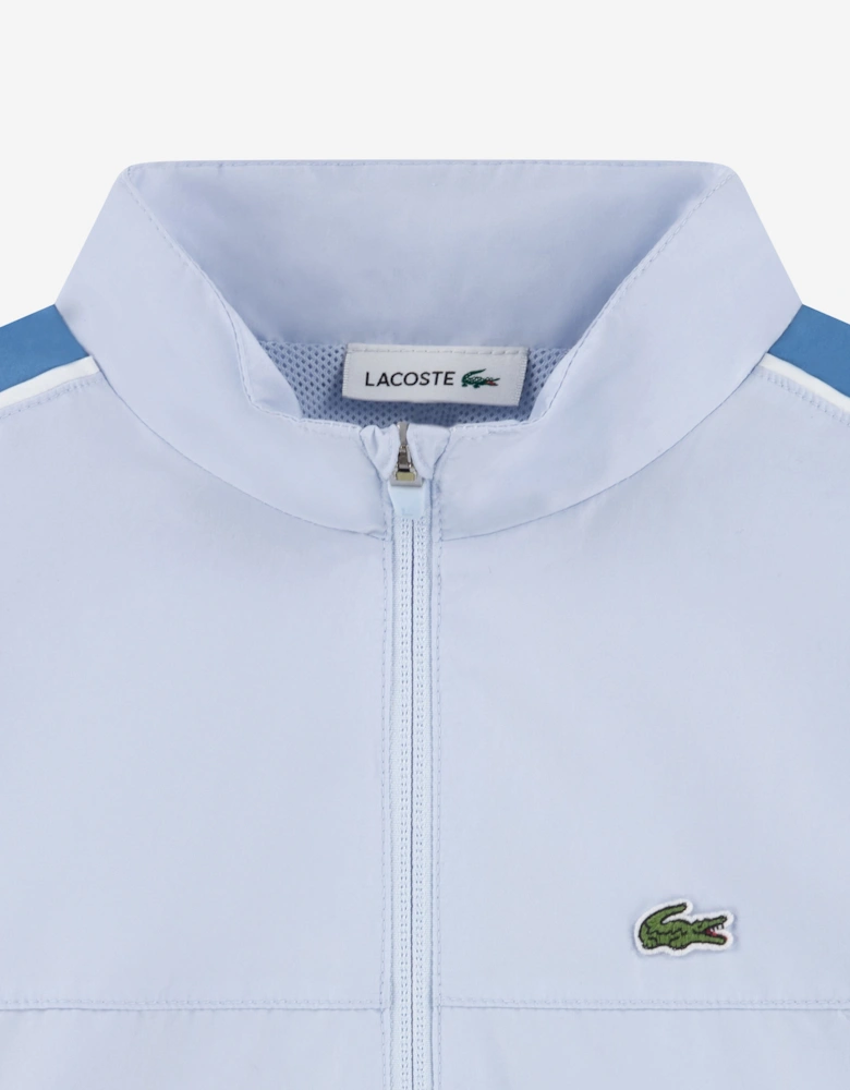 Boys Poly Pongee Tracksuit in Blue