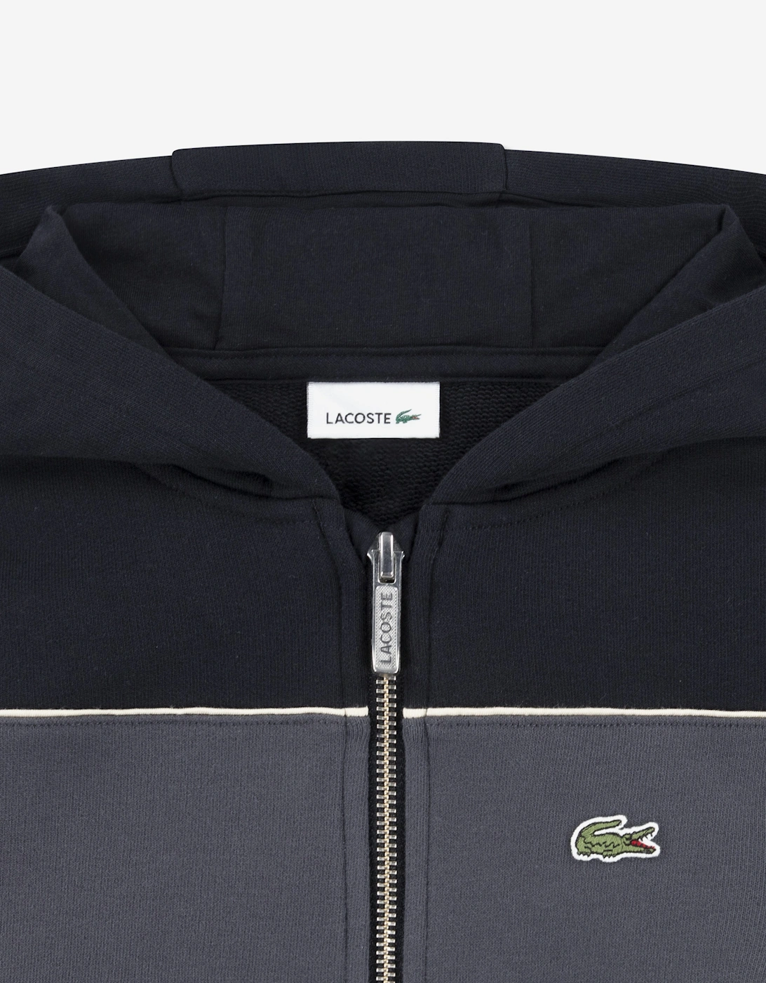 Boys Colourblock Hoodie in Black