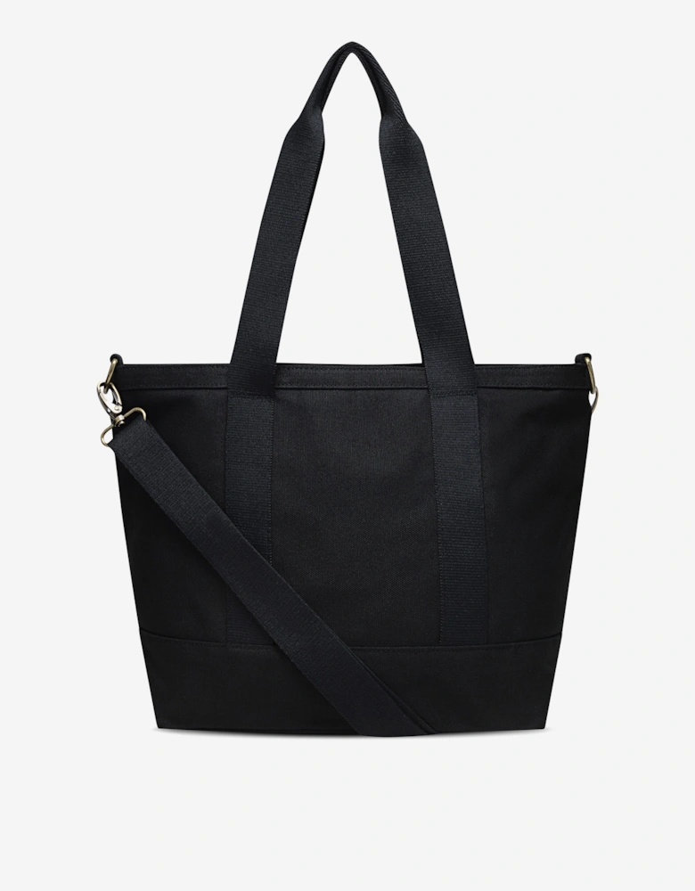 Kids Polo Player Tote Bag in Black (40cm)