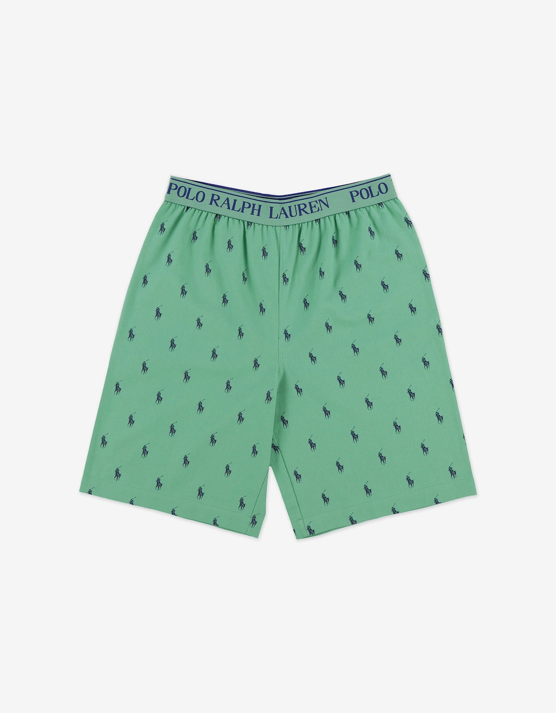Boys Logo Short Pyjama Set in Green