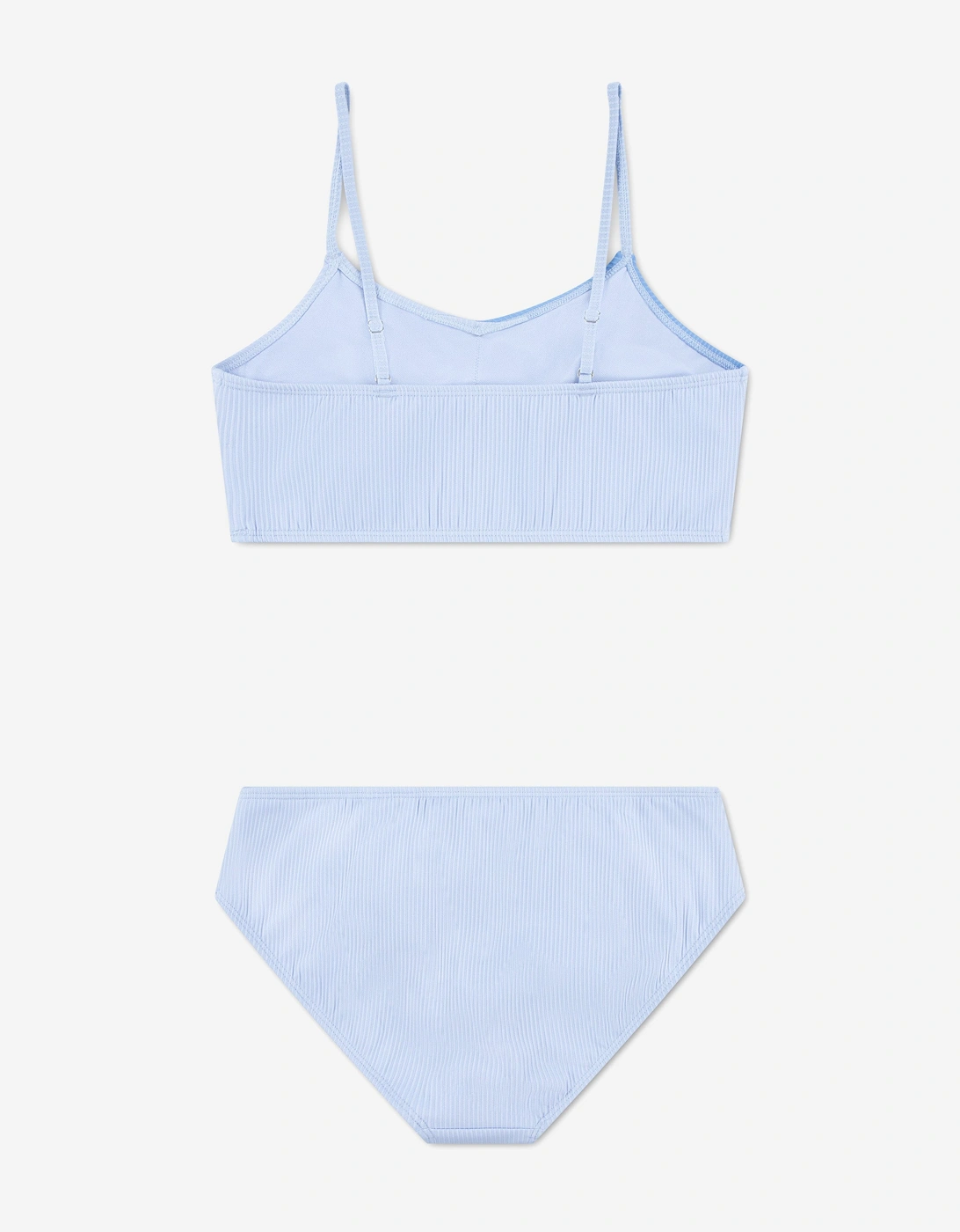 Girls Cross Wrap Bikini in Blue