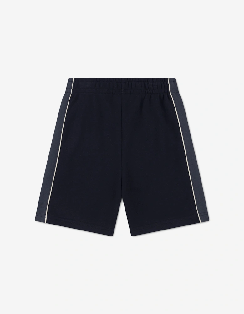 Boys Colourblock Shorts in Black