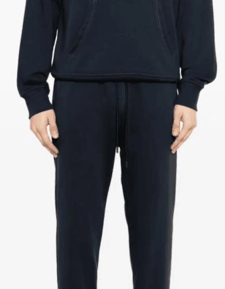 S-Rob Overhead Rubber Logo Hooded Navy Tracksuit