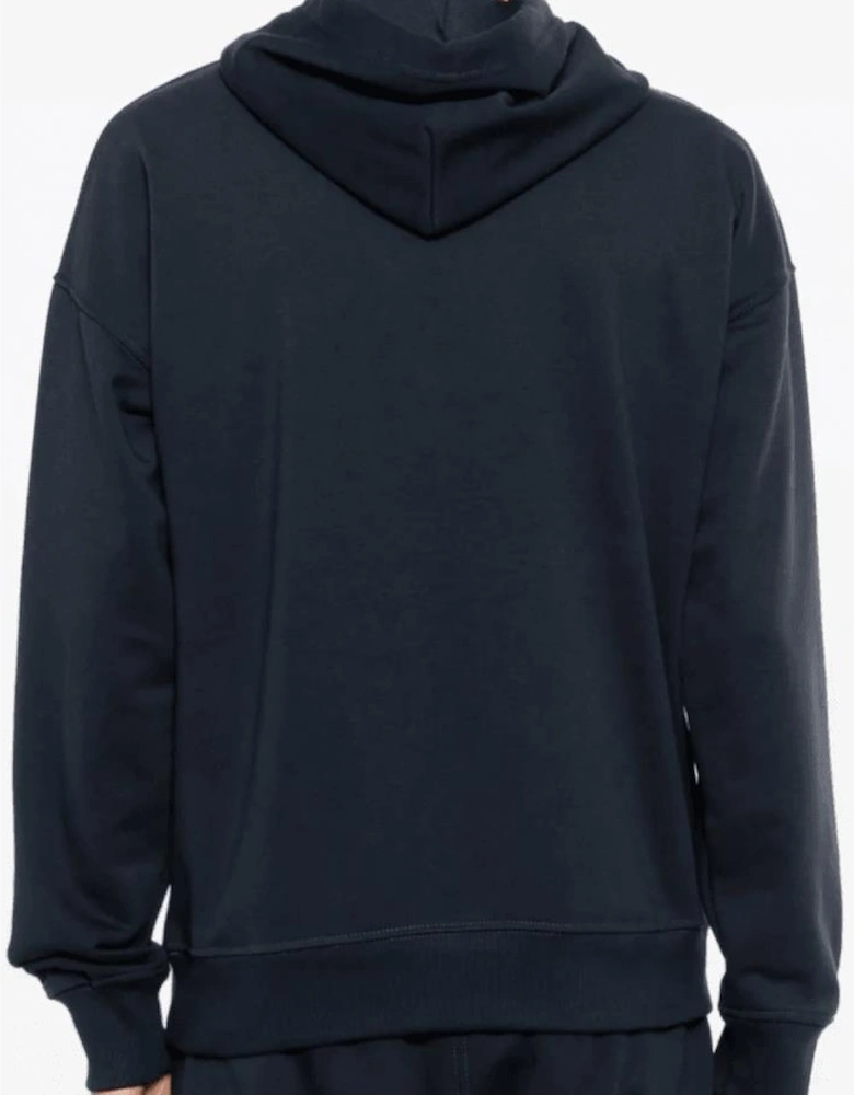 S-Rob Overhead Rubber Logo Hooded Navy Tracksuit