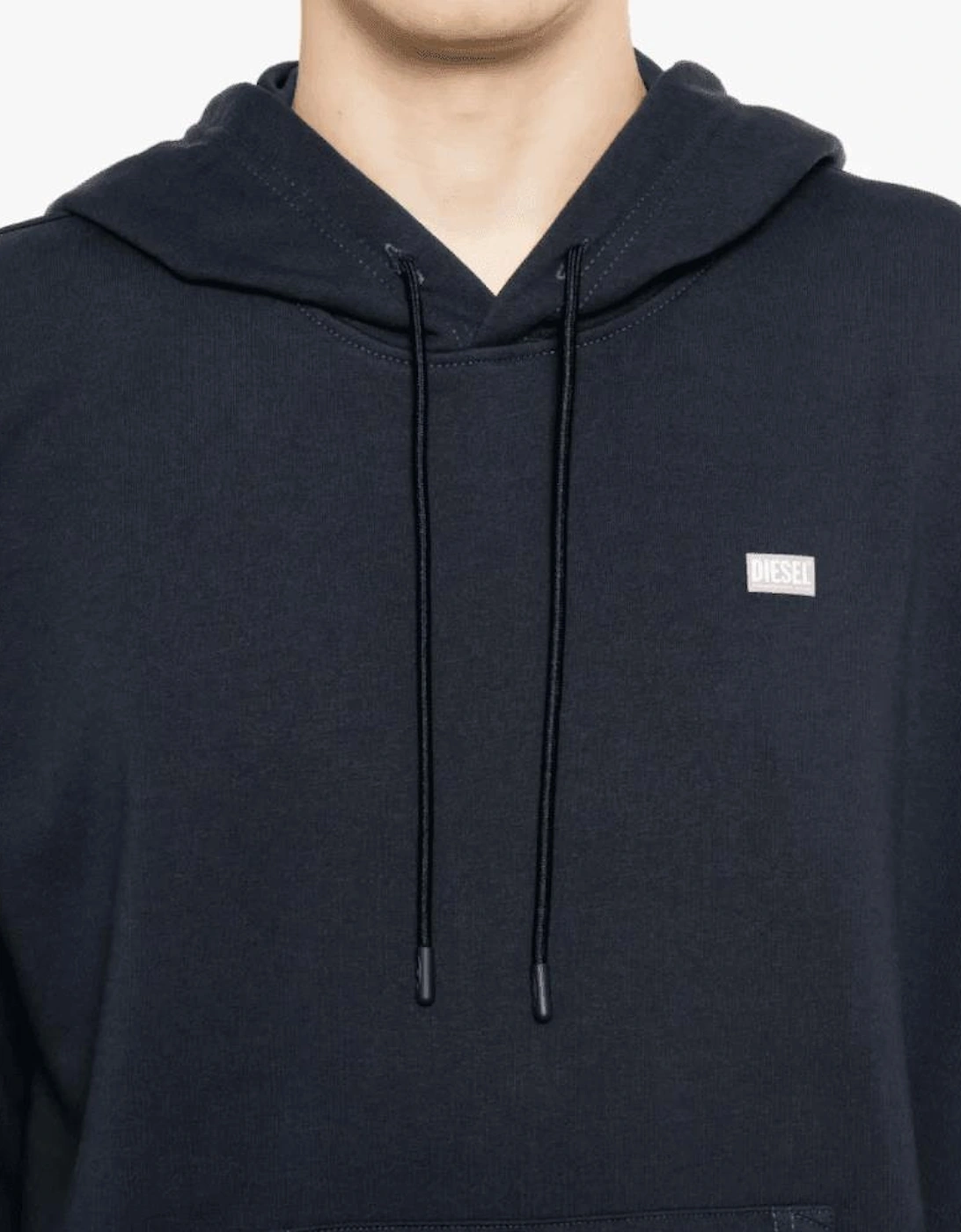 S-Rob Overhead Rubber Logo Hooded Navy Tracksuit