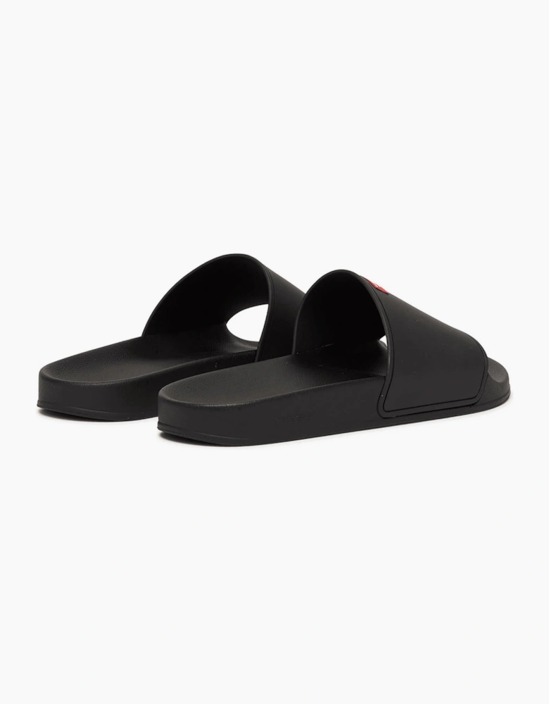 SA Swim Black Rubber Sliders