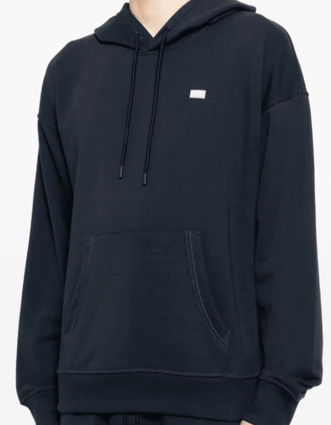 S-Rob Overhead Rubber Logo Hooded Navy Tracksuit