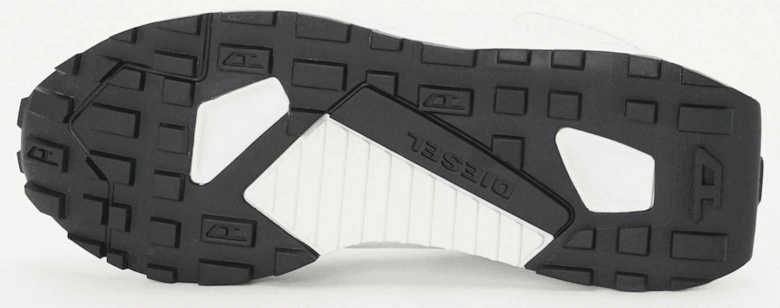 Tame Laced Up White Racer Trainers