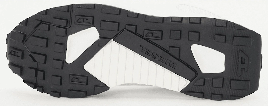 Tame Laced Up White Racer Trainers