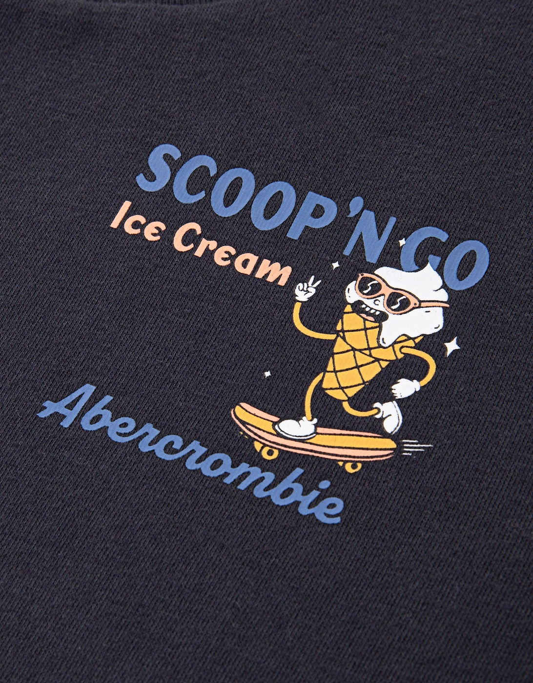 Boys Scoop 'No Go T-Shirt in Black