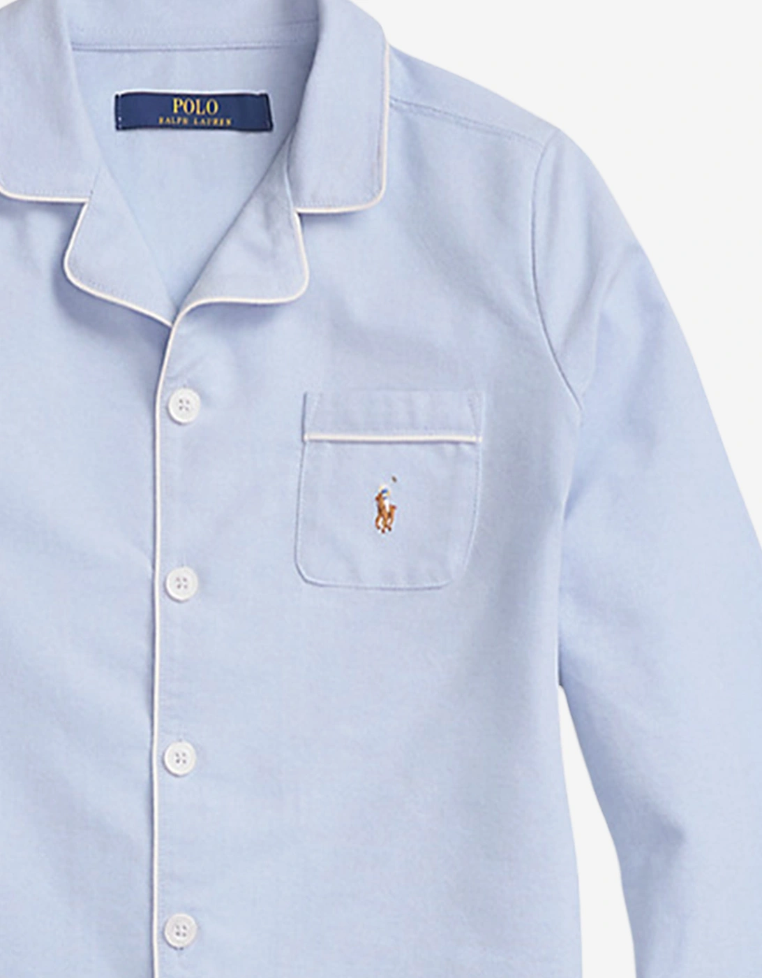 Boys Oxford Pyjama Set in Blue