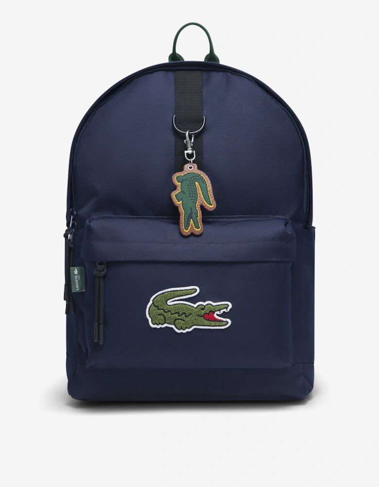 Kids Crocodile Logo Backpack in Navy (44cm)