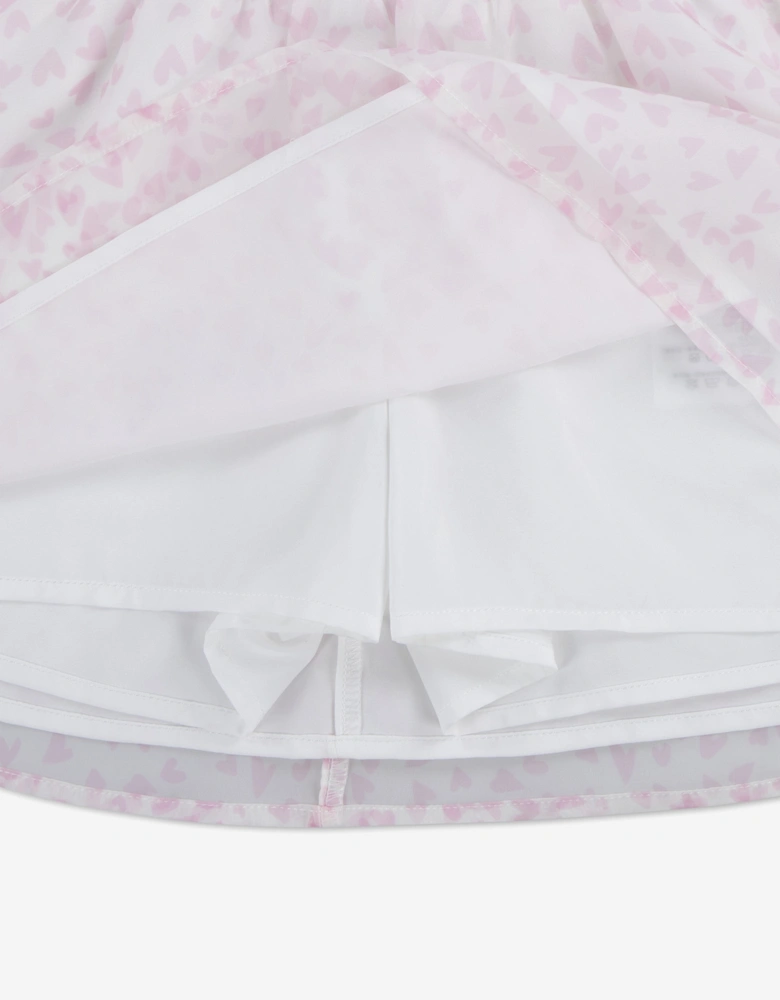 Girls Emerson Organza Skort in Pink