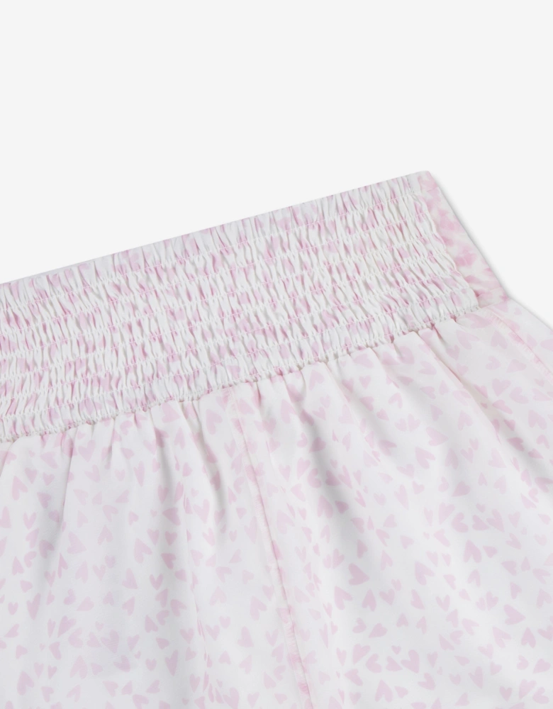 Girls Emerson Organza Skort in Pink