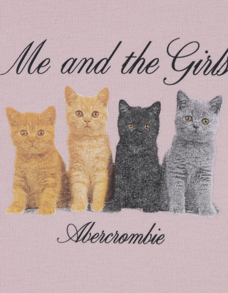 Girls Me & The Girls T-Shirt in Pink