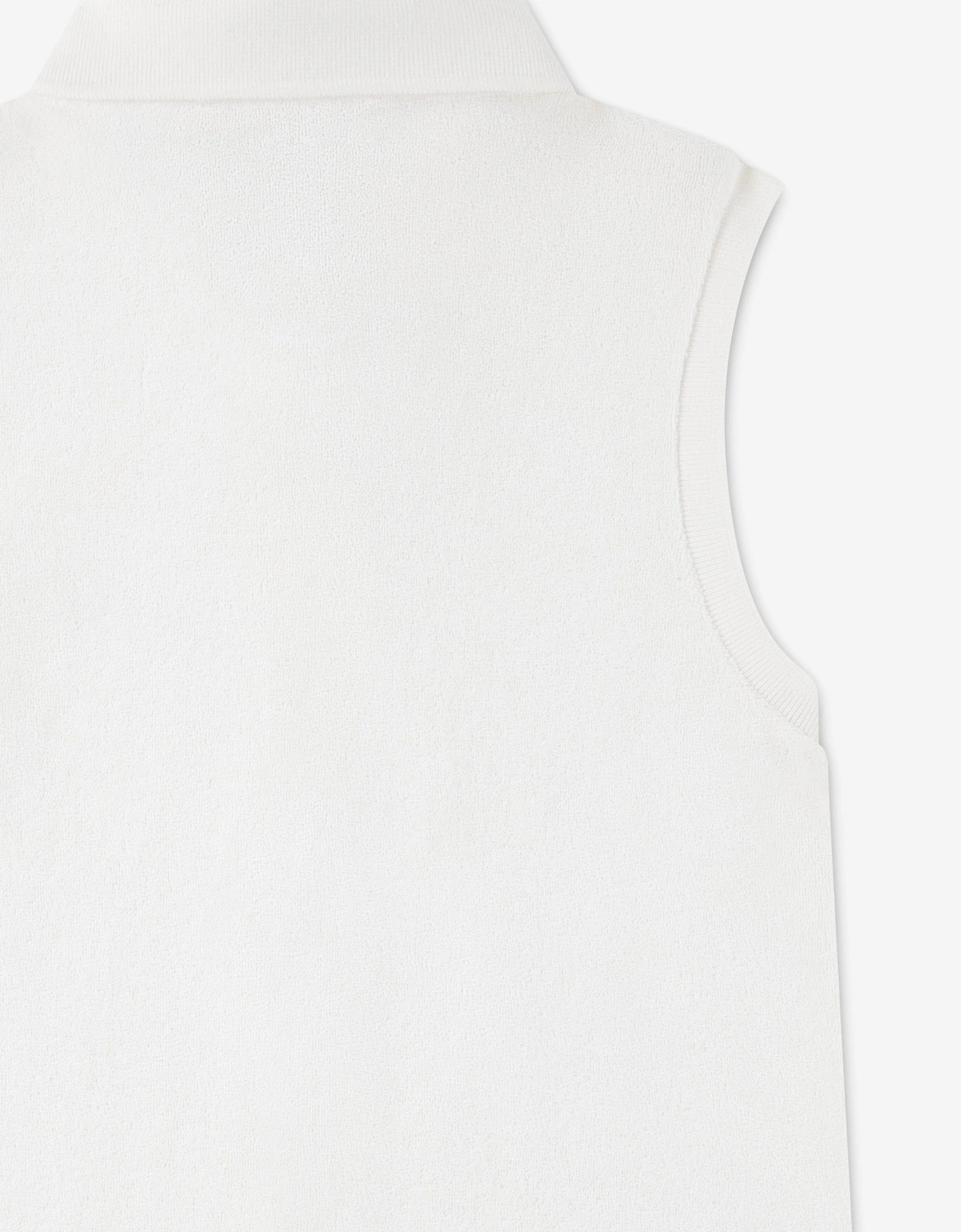 Girls Polo Tank Top in Ivory