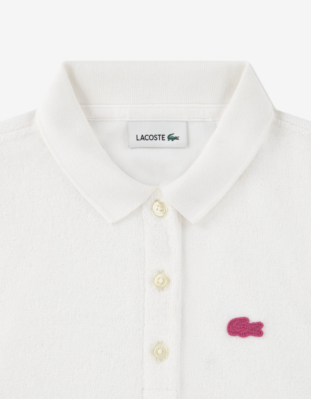 Girls Polo Tank Top in Ivory