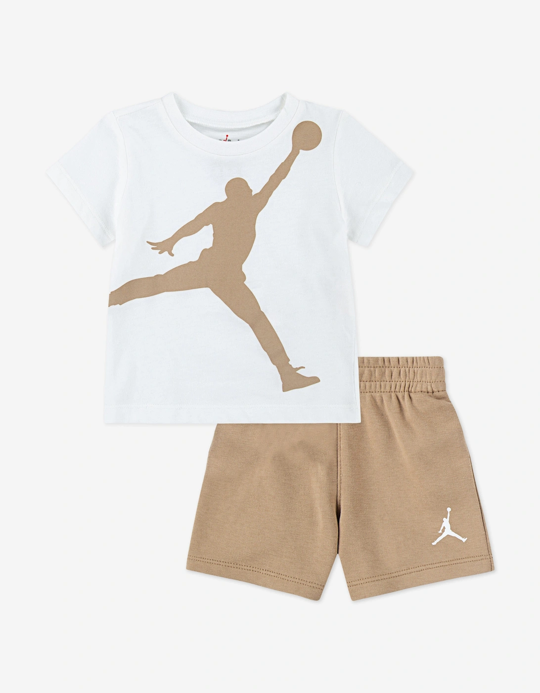 Jordan Boys Jumbo Jumpman Short Set in Brown, 5 of 4