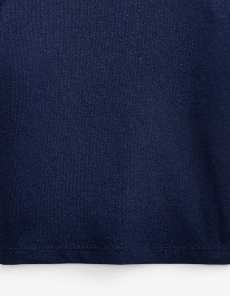 Baby Boys Polo Bear Jersey T-Shirt in Navy