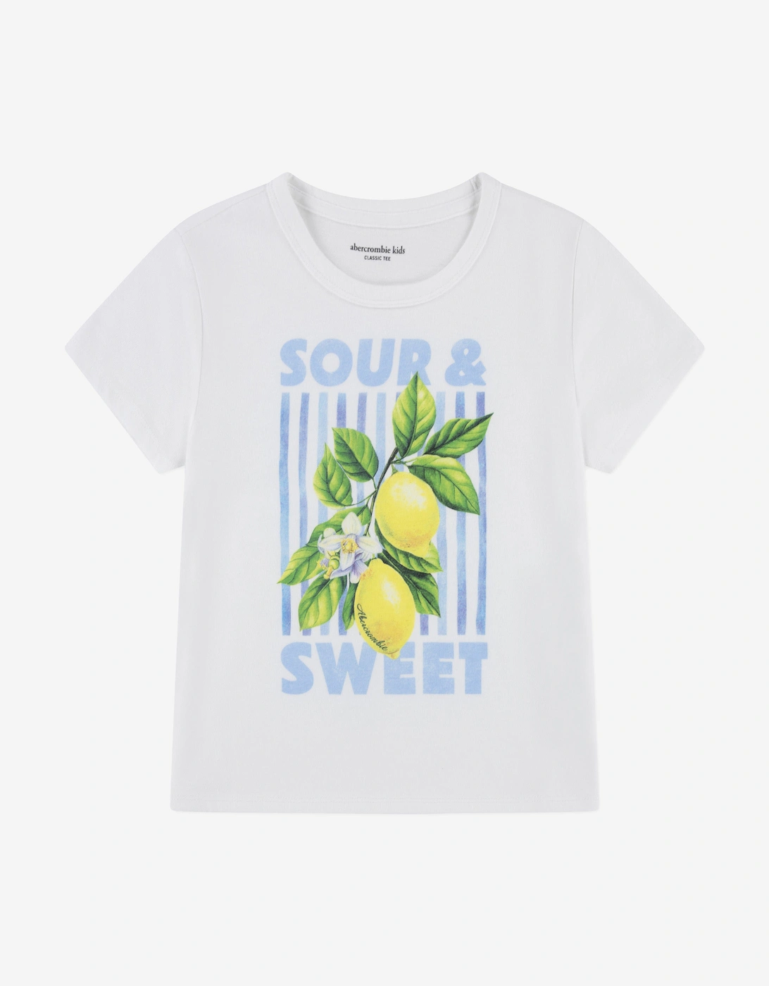 Girls Sour & Sweet Classic T-Shirt in White, 5 of 4