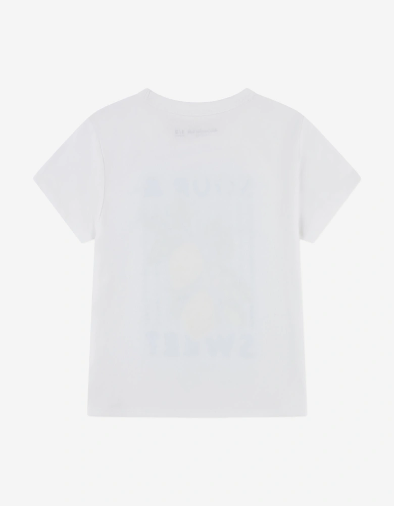 Girls Sour & Sweet Classic T-Shirt in White