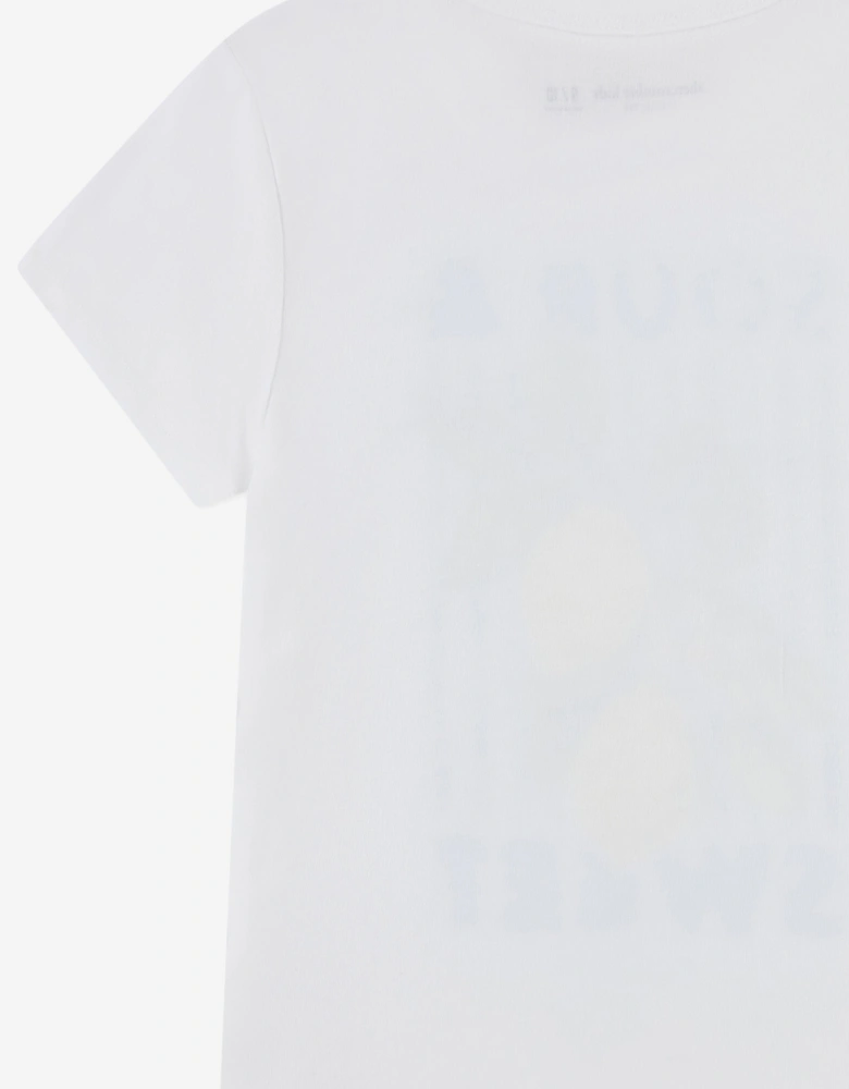 Girls Sour & Sweet Classic T-Shirt in White