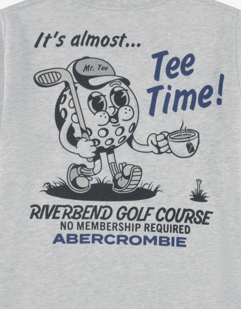 Boys Tee Time T-Shirt in Grey