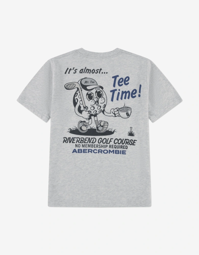 Boys Tee Time T-Shirt in Grey