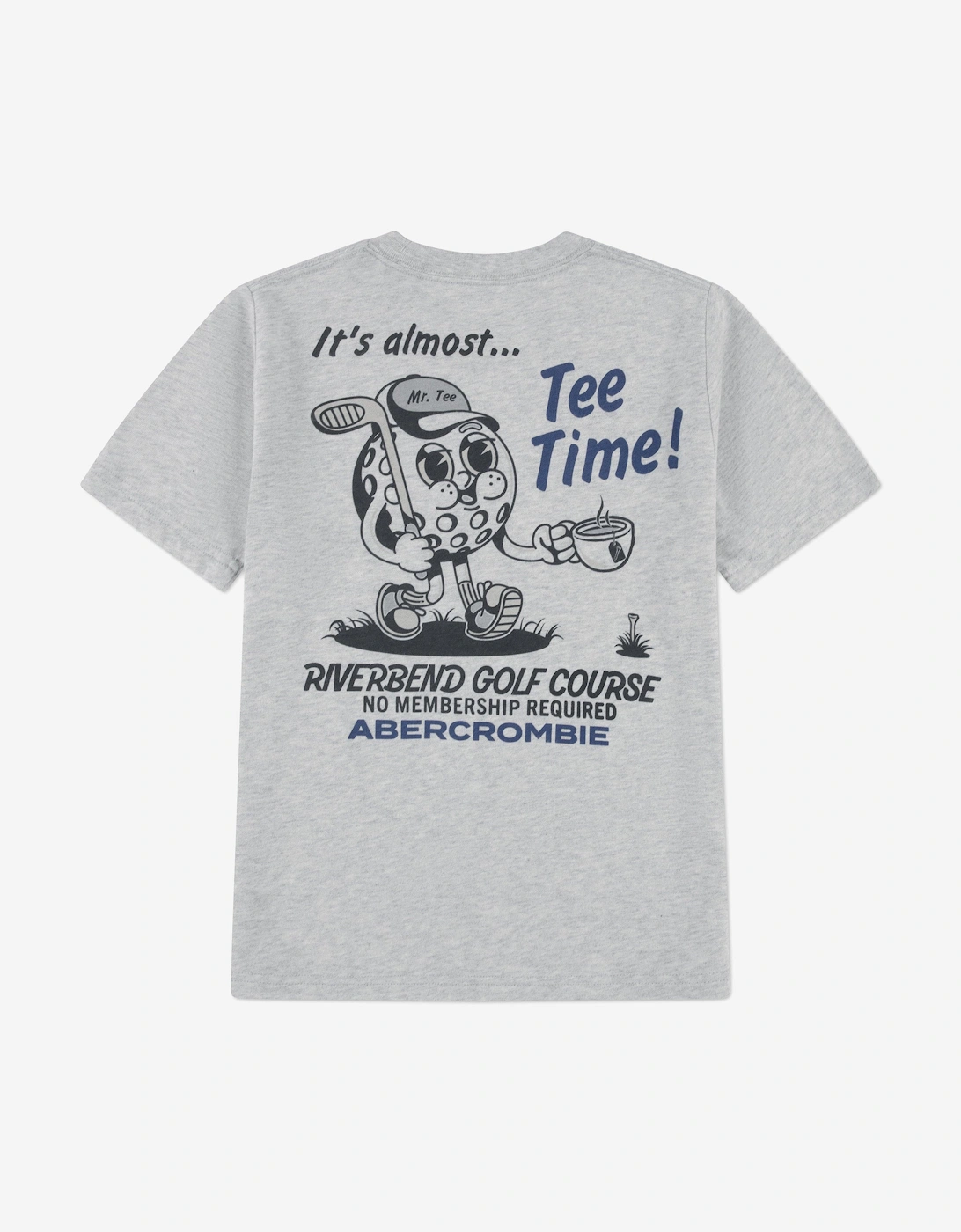 Boys Tee Time T-Shirt in Grey