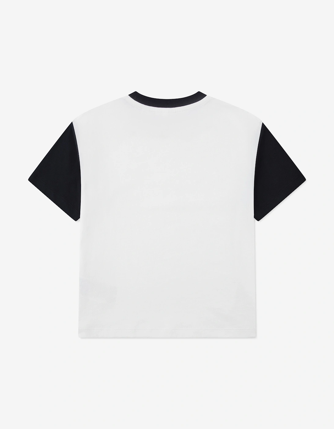 Boys Colourblock Relaxed T-Shirt in Ivory