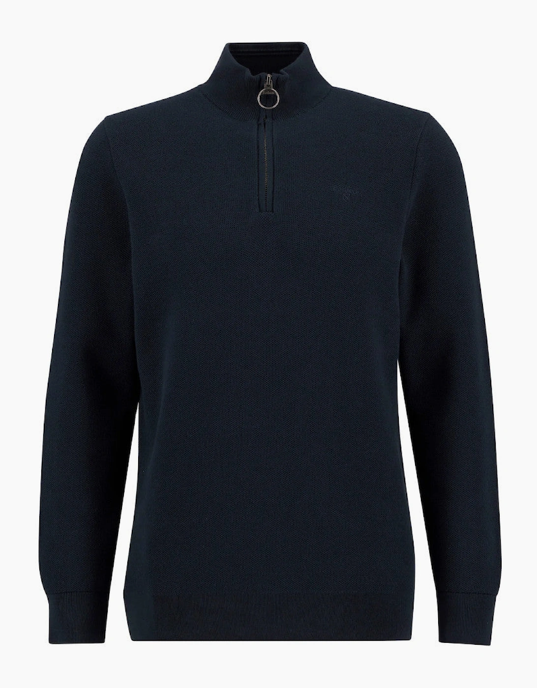 Honeycomb Half Zip Sweater NY91 Navy, 5 of 4